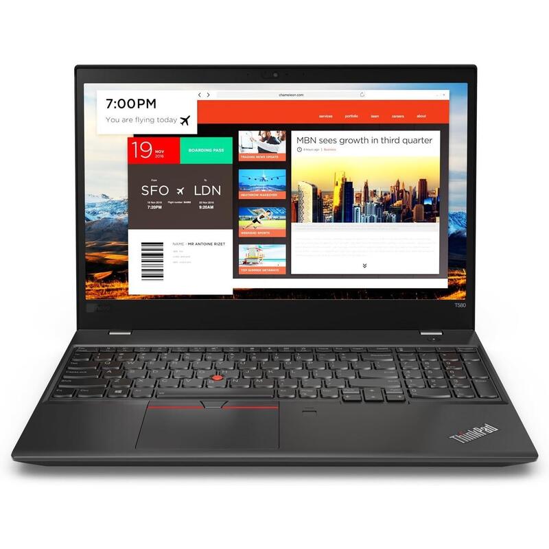 Portatil Reacondicionado Lenovo T580 I5-8250u 8gb 256gb-Ssd M2 15,6" Fhd W11p Instalado Teclado Español 1 Año De Garantia