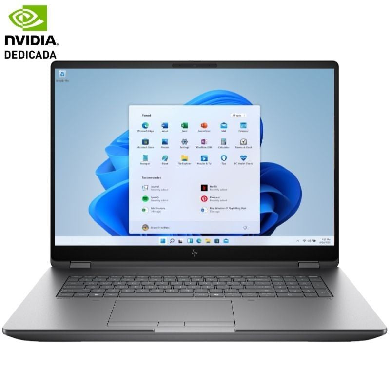 Portátil Workstation Hp Zbook Fury G1i Intel Core Ultra 7-265hx 32gb 1tb Ssd Rtx Pro 4000 Blackwell 16' Win11 Pro