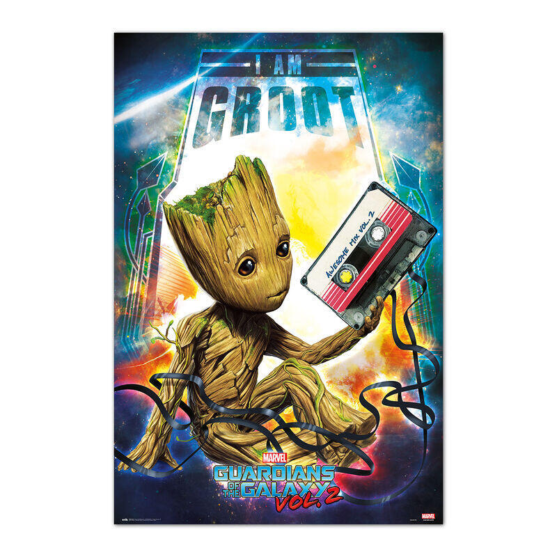 Poster Groot Guardianes De La Galaxia 2 Marvel