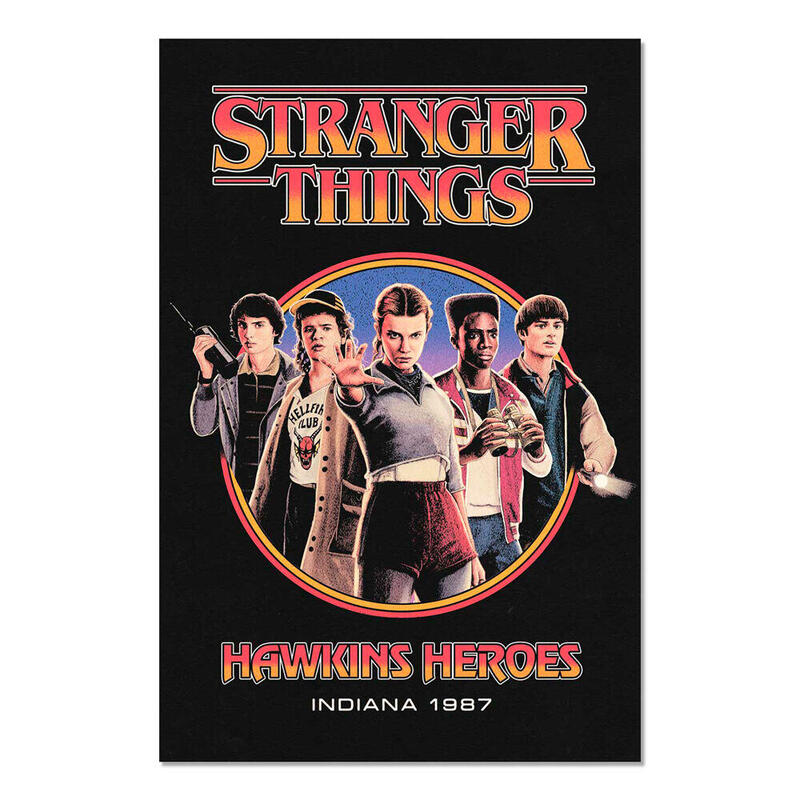 Poster Hawkins Heroes Stranger Things