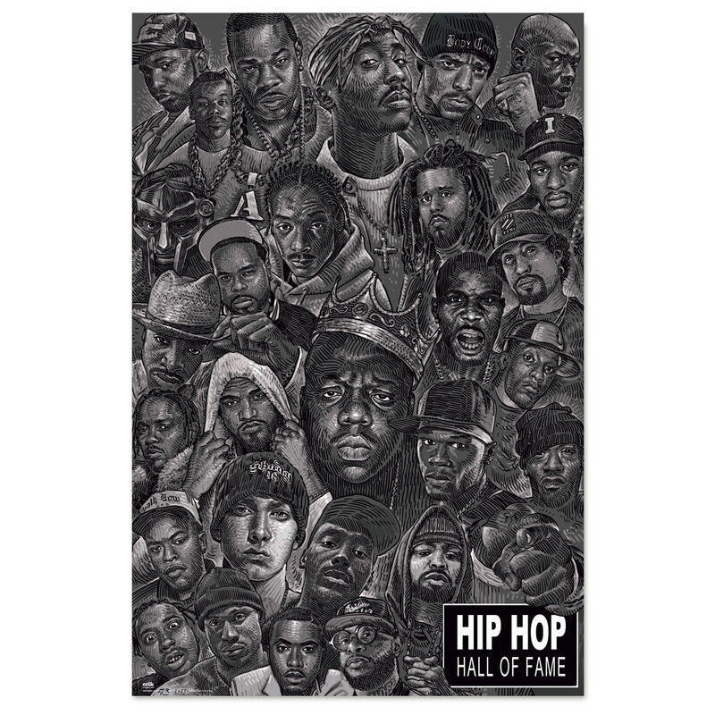 Poster Todas Las Estrellas Hip Hop