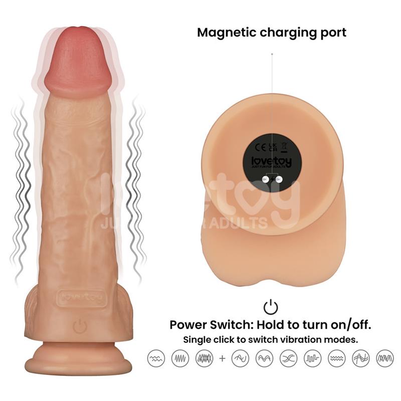 Power Basics Dildo Con Vibración 9