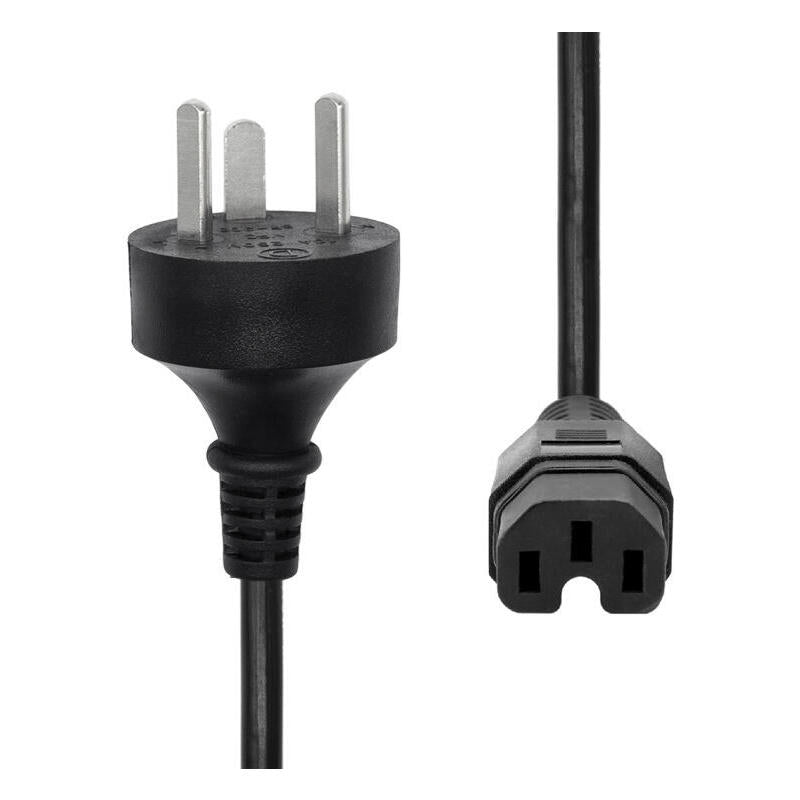 Power Cord Denmark Edb To C15  1m Black