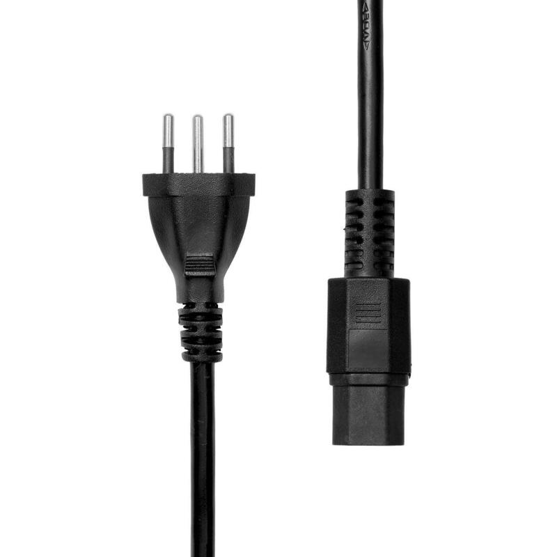 Power Cord Swiss To C15 2m  Black