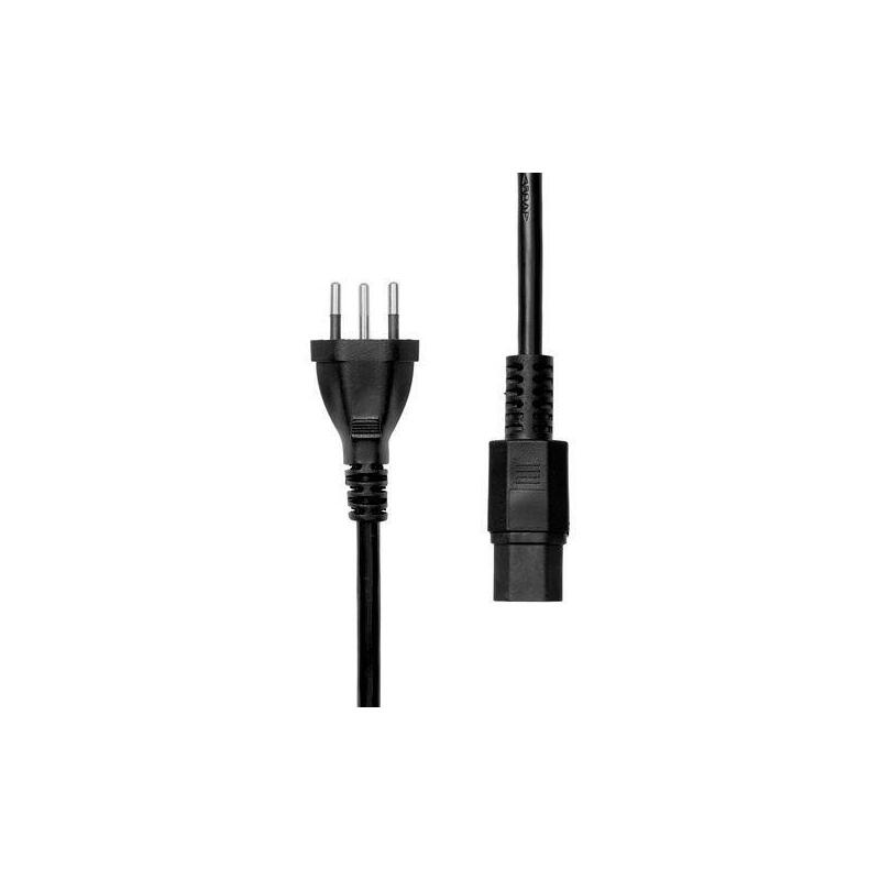Power Cord Swiss To C15a 2m  Black