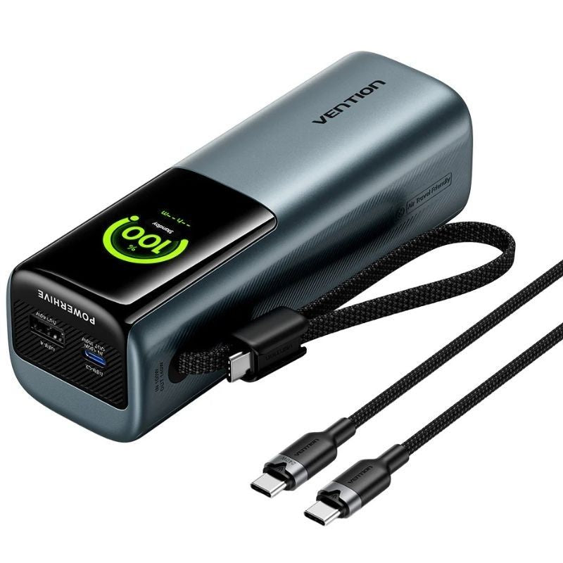 Powerbank 20000mah Vention Fkgh0 200w Gris