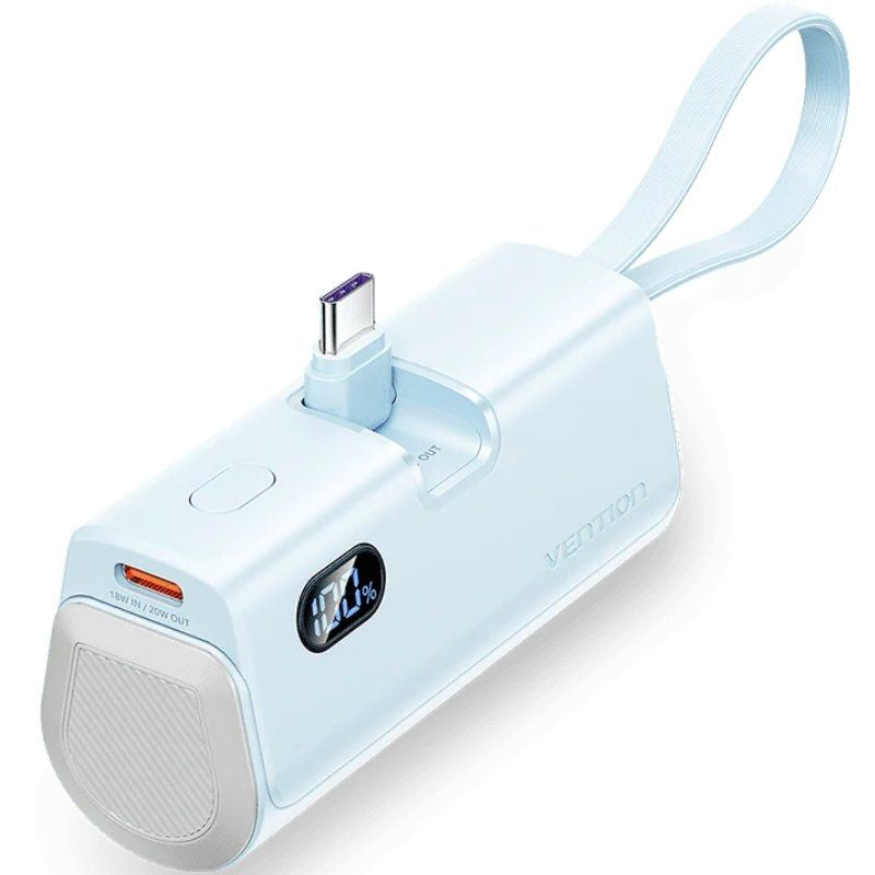 Powerbank 4.800mah Vention Fhql0 22.5w Azul