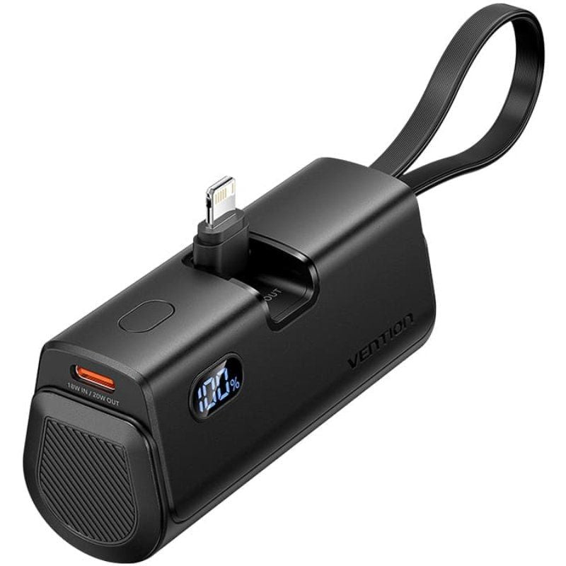 Powerbank 4.800mah Vention Fhrb0 22.5w Negra