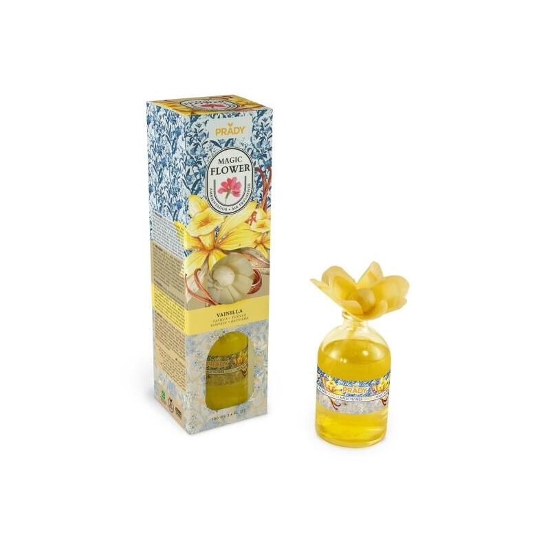 Prady Ambientador Magic Flower Vainilla - Frasco De Cristal 100ml
