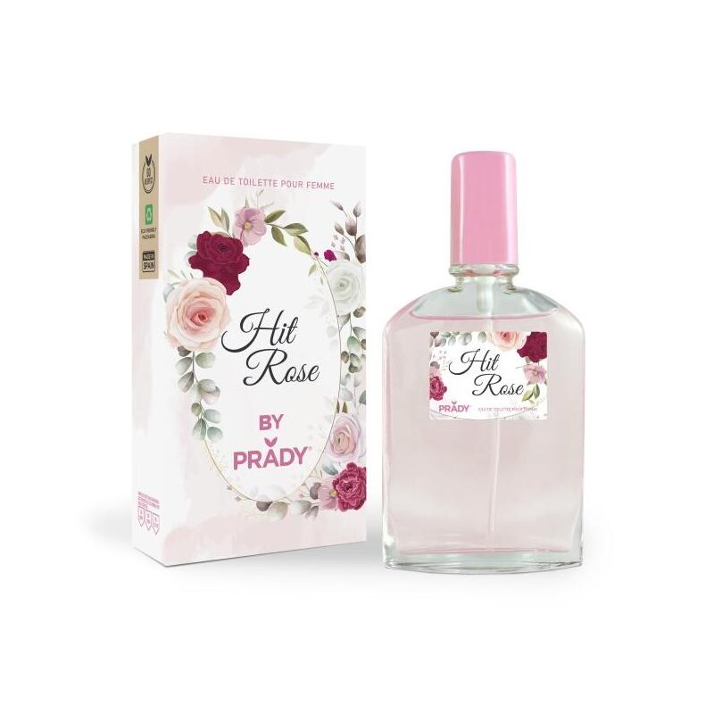 Prady Colonia De Mujer Hit Rose - Frasco De 90 Ml - Spray Pulverizador