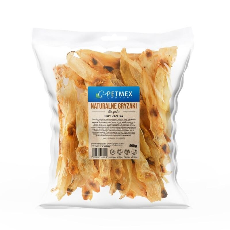 Premio Petmex Rabbit Ears Para Perros - 500g