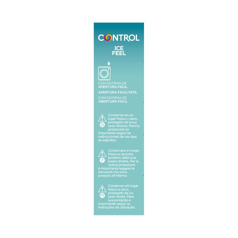 Control - Ice Feel Preservativos Efecto Frio 10 Unidades