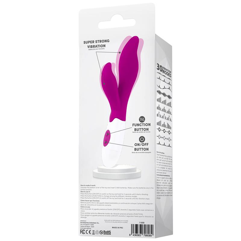 Vibrador  Preston Con Estimulador Silicona