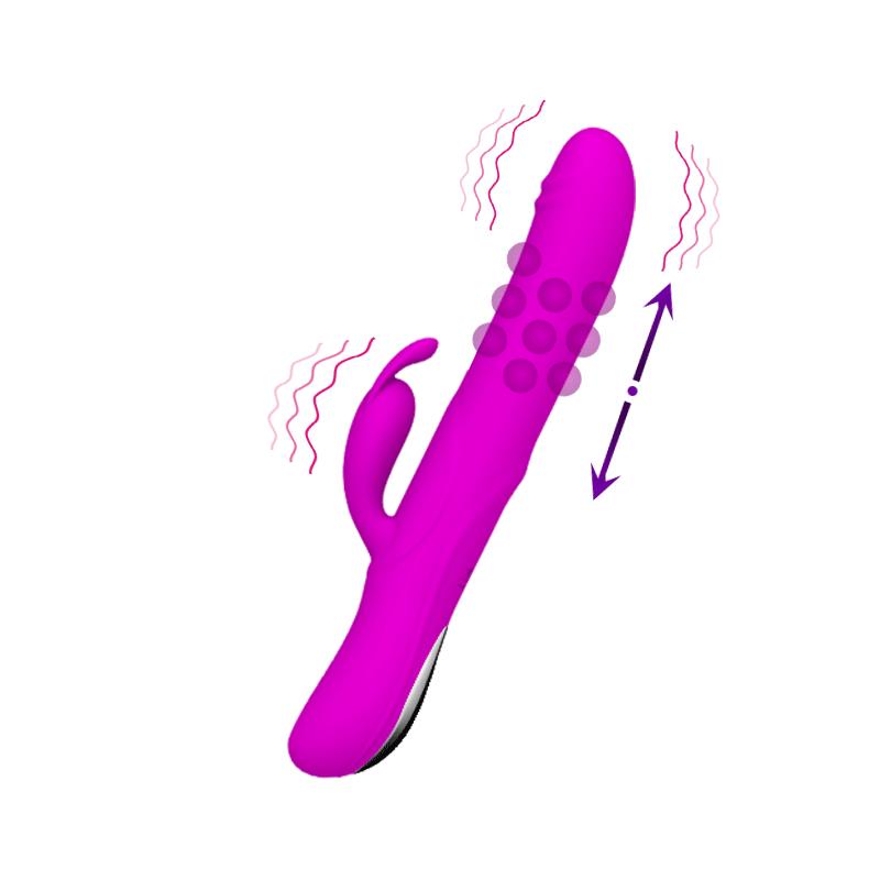 Vibrador Y Rotador Byron Color Púrpura
