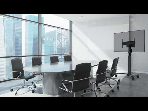 EAN 8717371449650 - Neomounts FL50S-825BL1 mueble y soporte para dispositivo multimedia Negro Soporte de suelo fijo