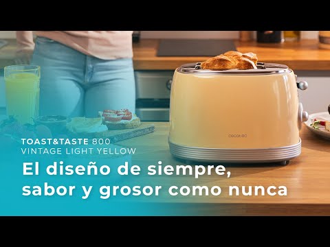 EAN 8435484032100 - Cecotec Vintage 800 6 2 rebanada(s) 850 W Amarillo