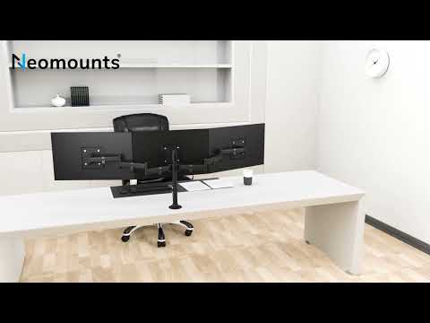 EAN 8717371445836 - Neomounts NM-D135D3BLACK soporte para monitor 68,6 cm (27") Escritorio Negro