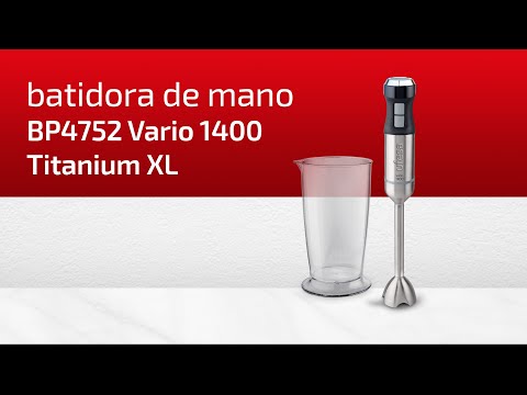 EAN 8422160049798 - Ufesa BP4750 Batidora de inmersión 1400 W Negro, Acero inoxidable