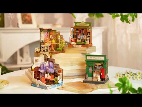 EAN 6946785121001 - ROBOTIME DS037 Casa en miniatura y rincón de libros para montar Casa en miniatura para montar