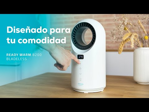 EAN 8435484053709 - Cecotec Readywarm 8200 Bladeless Interior Negro, Blanco 1500 W Ventilador eléctrico