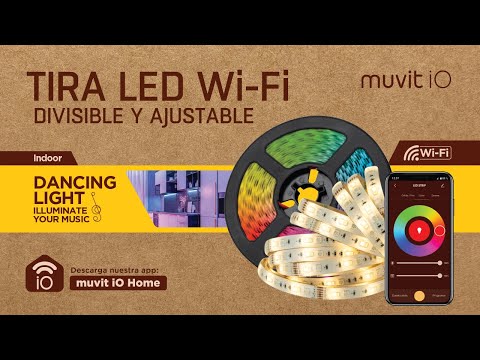 EAN 8426801164277 - Muvit MIOLST002 iluminación inteligente Tira de luz inteligente Wi-Fi 24 W