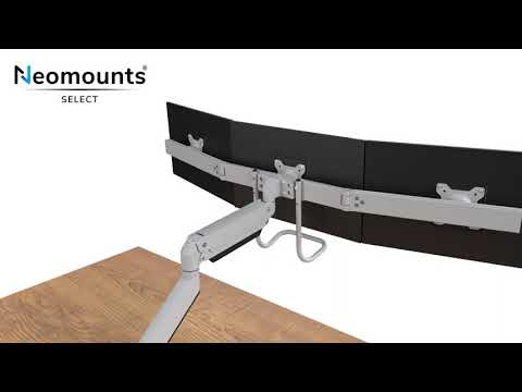 EAN 8717371447502 - Neomounts NM-D775DX3SILVER soporte para monitor 68,6 cm (27") Escritorio Plata