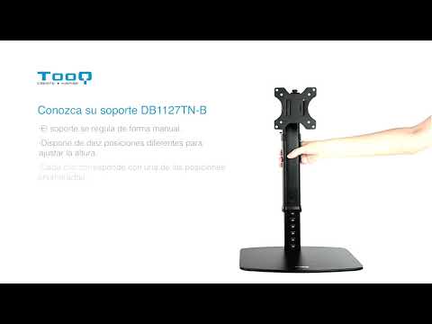 EAN 8433281009721 - TooQ DB1127TN-B soporte para monitor 68,6 cm (27") Escritorio Negro