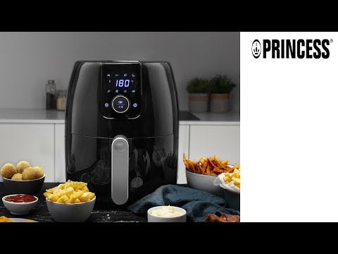 EAN 8713016076182 - Princess 182025 Sencillo 4,5 L Independiente 1500 W Freidora de aire caliente Negro