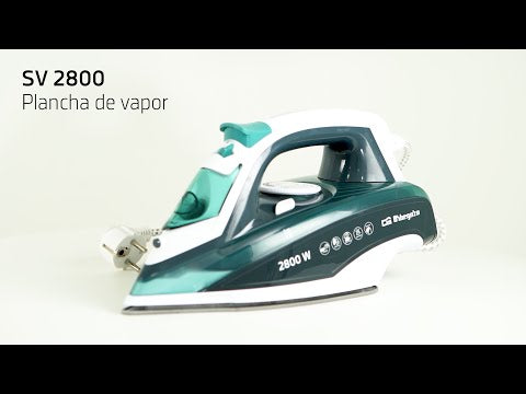 EAN 8435568408470 - Orbegozo SV 2800 Plancha a vapor Suela de cerámica 2800 W Verde, Gris
