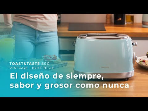 EAN 8435484032087 - Cecotec Vintage 800 6 2 rebanada(s) 850 W Azul
