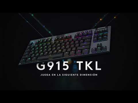 EAN 5099206088825 - Logitech G G915 TKL teclado Juego RF Wireless + Bluetooth QWERTY Internacional de EE.UU. Carbono