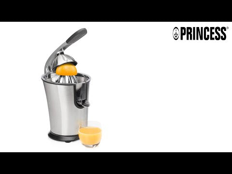 EAN 8713016094445 - Princess 201860 prensa de cítricos eléctricos 300 W Negro, Acero inoxidable
