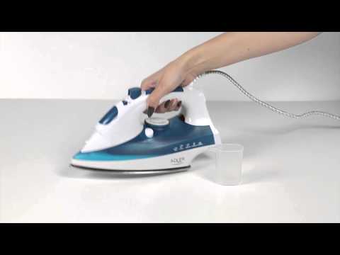 EAN 5908256834293 - Adler AD 5022 Plancha vapor-seco Suela de cerámica 2200 W Azul, Blanco