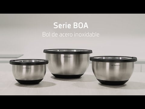 EAN 8435568403222 - Orbegozo BOA 5000 recipiente de almacenar comida Alrededor Cuenco 5 L Negro, Acero inoxidable 1 pieza(s)