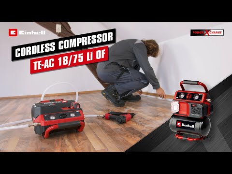 EAN 4006825672404 - Einhell TE-AC 18/75 Li OF-Solo compresor de aire 75 l/min Batería