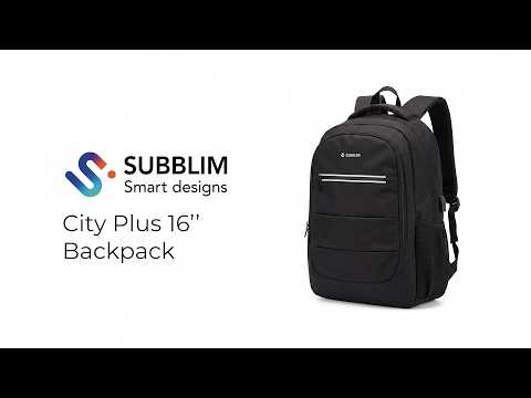 EAN 8436586743901 - SUBBLIM City Plus mochila City backpack Rojo Poliéster