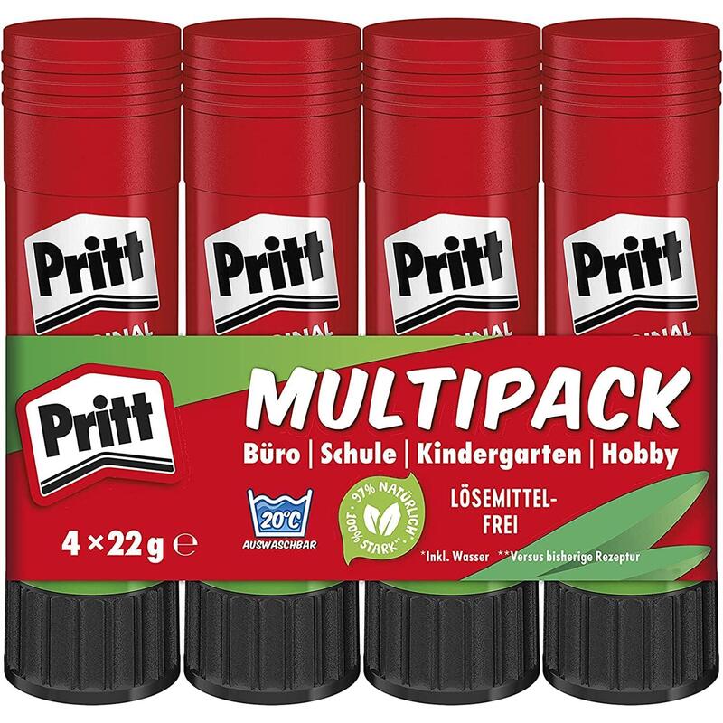 Pritt Klebemift Multipack 4 M X 22g , 9h Pk6mp