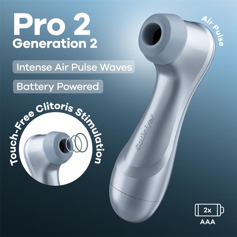 Pro 2 Gen 2 Succionador De Clítoris Battery Series Ice Blue