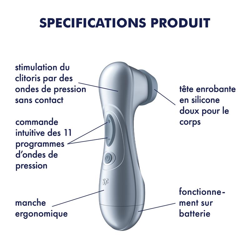 Pro 2 Gen 2 Succionador De Clítoris Battery Series Ice Blue