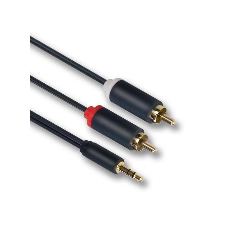 Pro Minijack-Rca 10m, Ultra  Soft 3,5mm-Phono, SkRmet