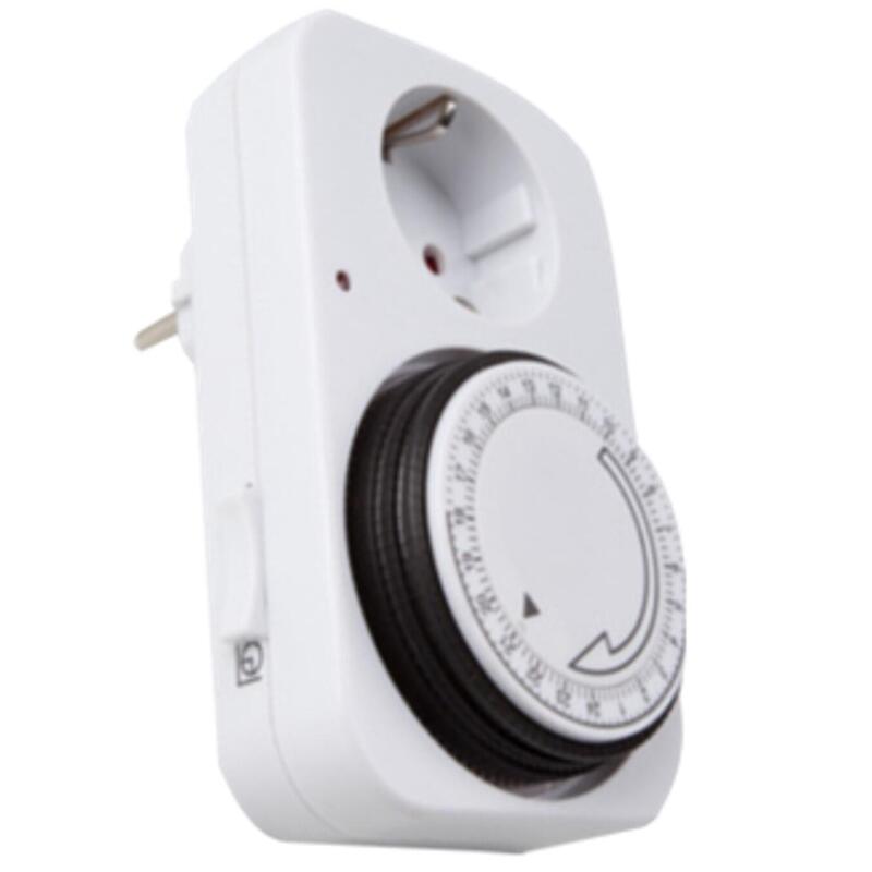 Programador De Electricidad Silver Sanz 49400 Analgico -  24 Horas -  3600w -  250v -  16a -  50hz