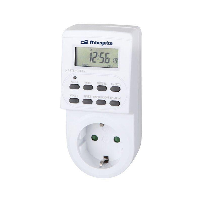 Programador De Enchufe Orbegozo Pg 20 Potencia Máxima 3600w