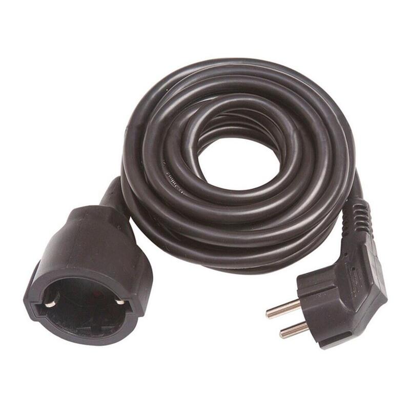 Prolongador Con 1 Toma, 16 A 250 V~, Ip20, Cable H05vv-F 3g1,5 Mm², 5 M, Negro