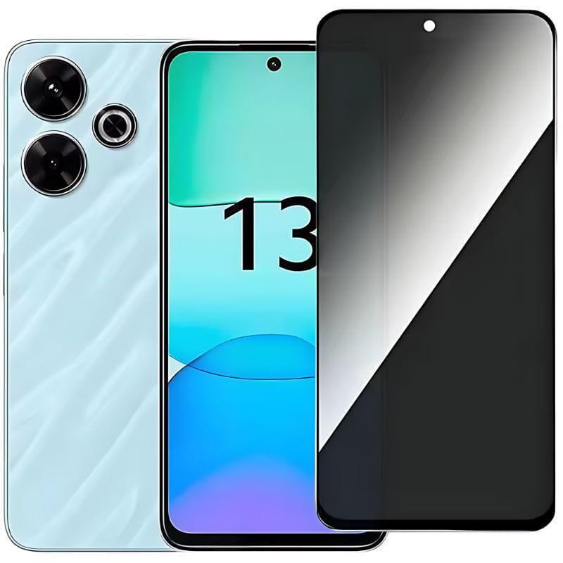 Protector De Cristal Templado Antiespía Xiaomi Redmi 13