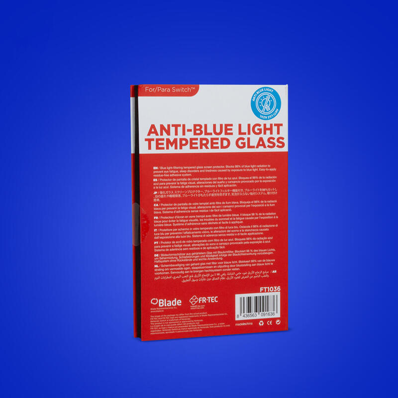 Protector De Pantalla Con Filtro De Luz Azul Fr-Tec Anti Blue Light Para Nintendo Switch