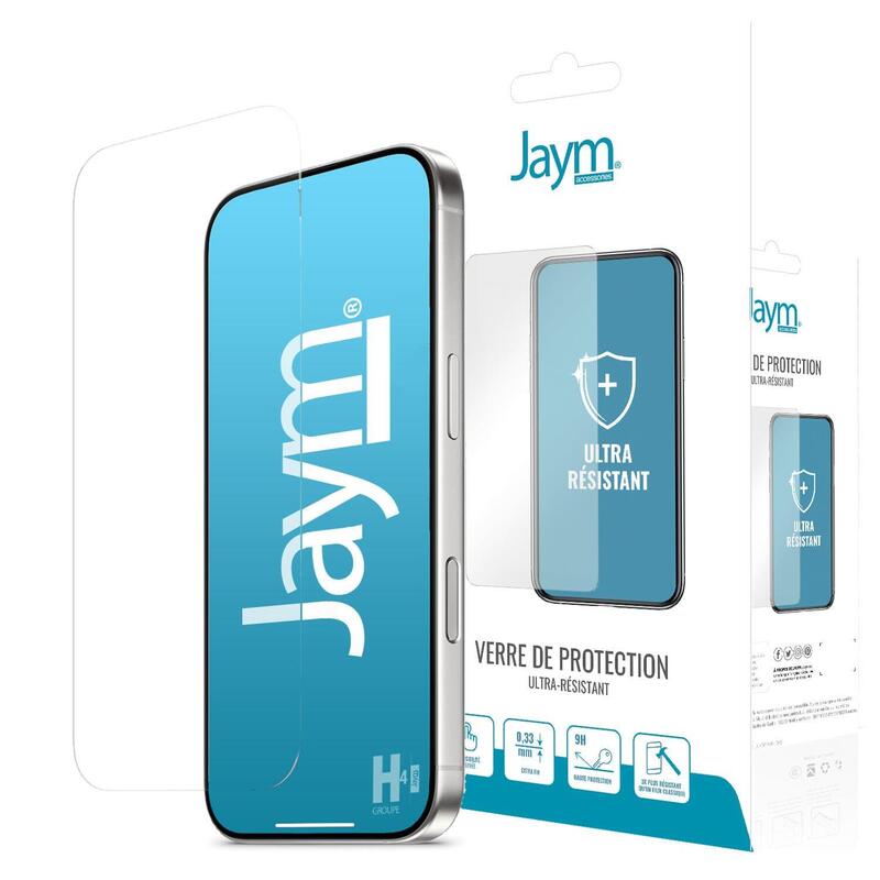 Protector De Pantalla Cristal Templado Compatible Iphone 16 Pro / 17 / 17 Pro - Jaym