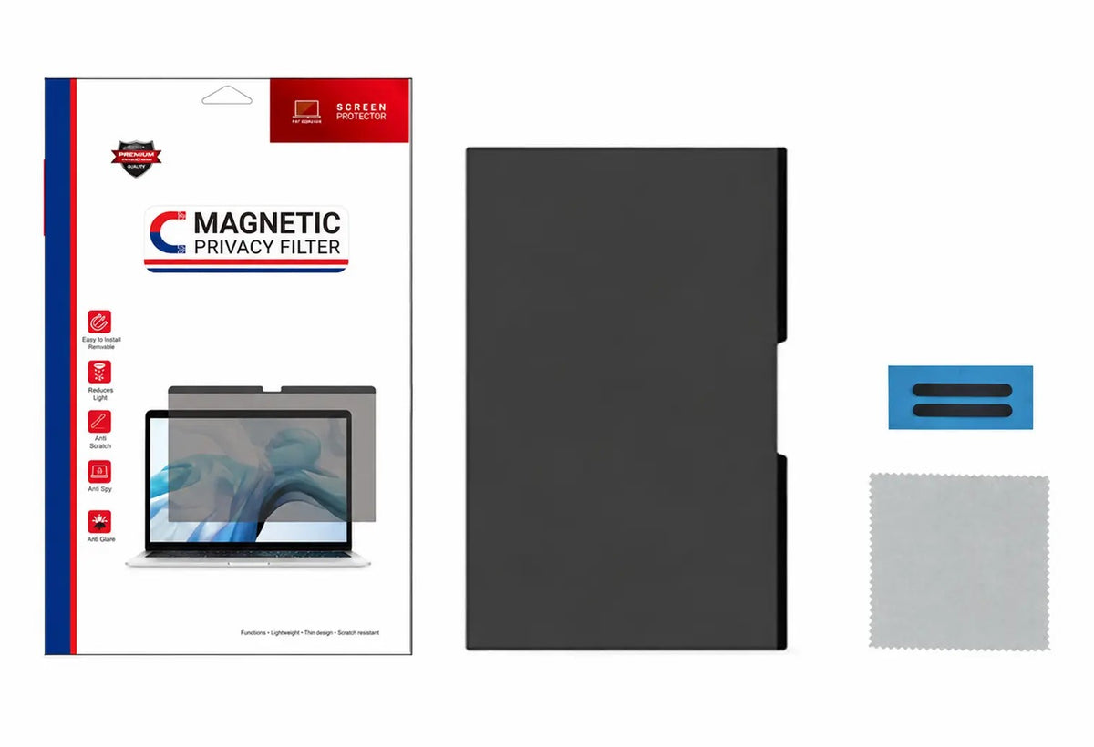 Protector De Pantalla 14" Magnético Con Filtro Anti Luz Azul Para Portátil Asus Vivobook X456 316X184 Mm