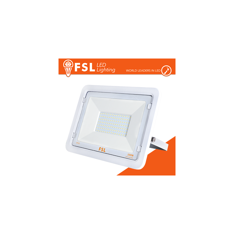 Proyector Exterior Blancas 100w - Ip65 115° 6500k