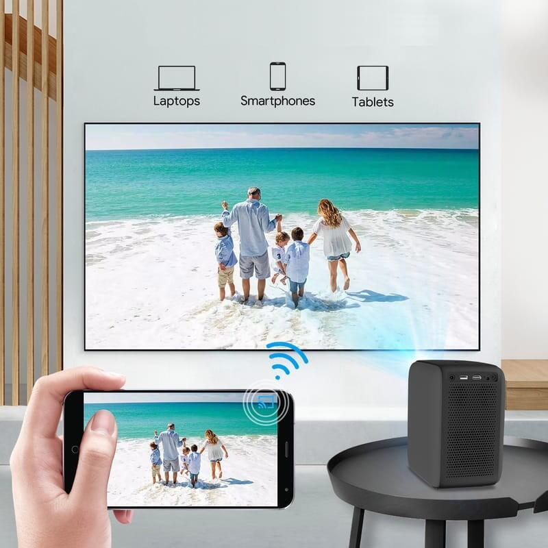 Proyector Mecool Kp2 Se 1gb/4gb Linux Os Certificado Netflix Negro