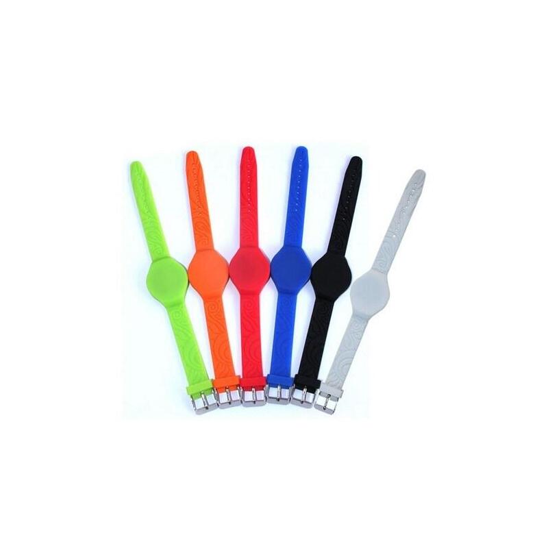 Pulsera De Silicona Ajustable Em 125khz . Color Surtido